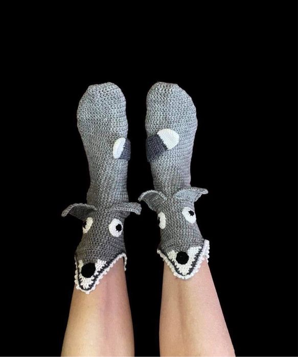 Различни модели плетени чорапи