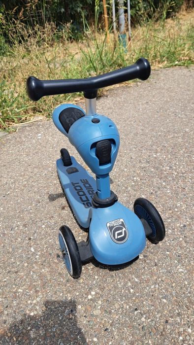 Trotinetă pentru copii 2 în 1 Scoot&Ride blue