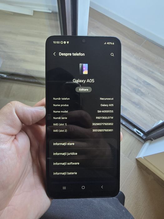 Samsung galaxy A05 NOU