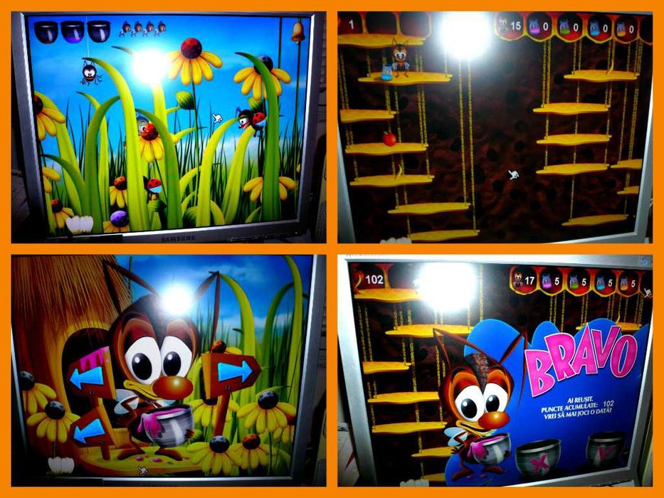 Joc Albinutele Colorate, CD, copii prescolari, in romana si maghiara.