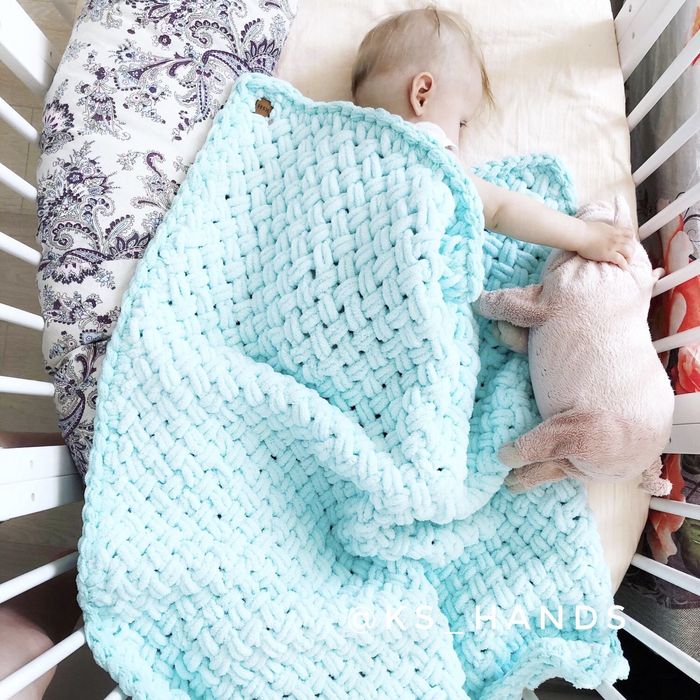 Изготовление пледов Alize Puffy