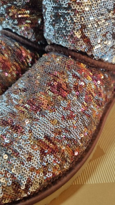 UGG-uri colorate cu  paiete
