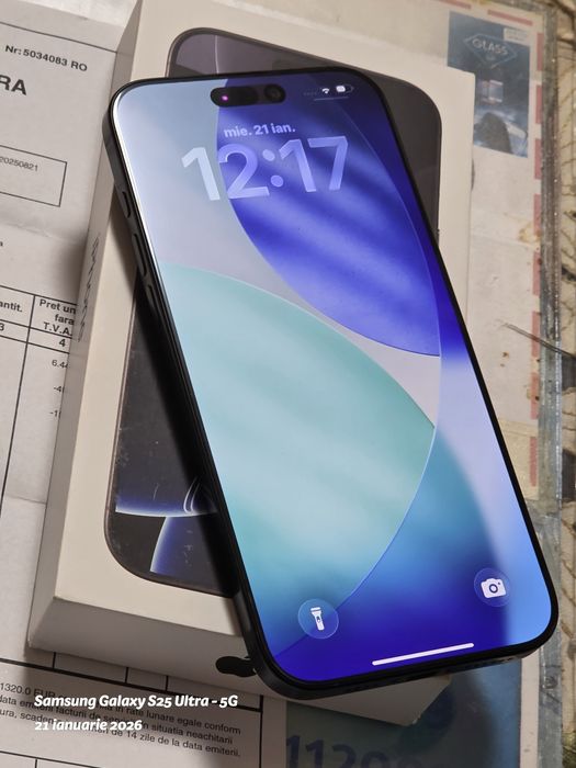 Apple iPhone 16 Pro Max -256 GB Titanium Black / Garantie