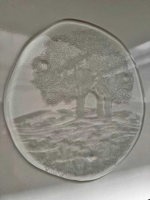 Кристален   поднос
