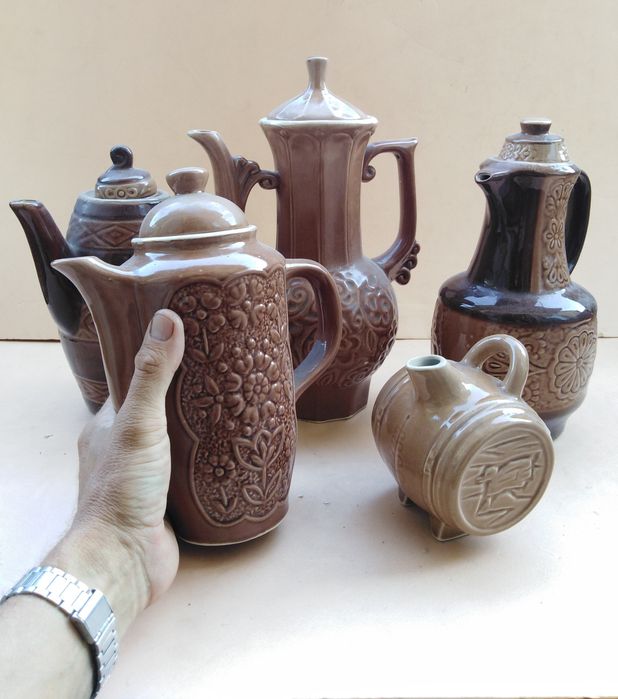Чайники керамические. СССР.