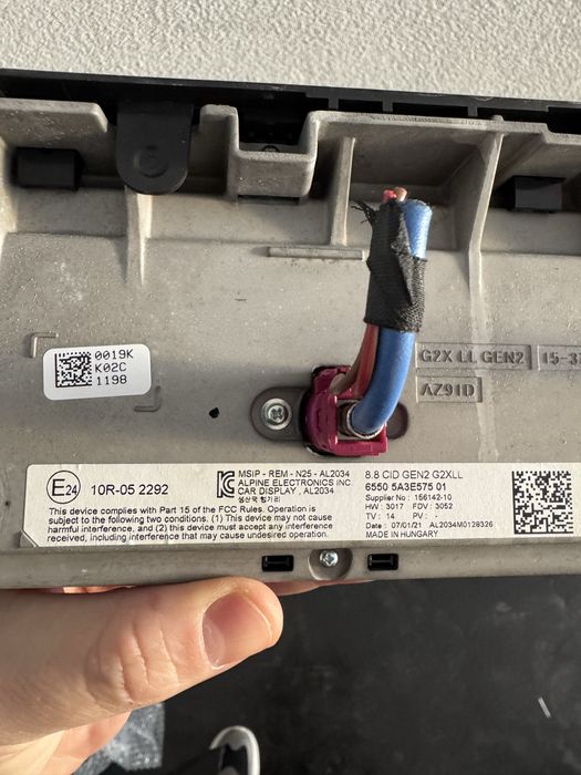 Табло + iDrive Дисплей 8.8” OEM комплект