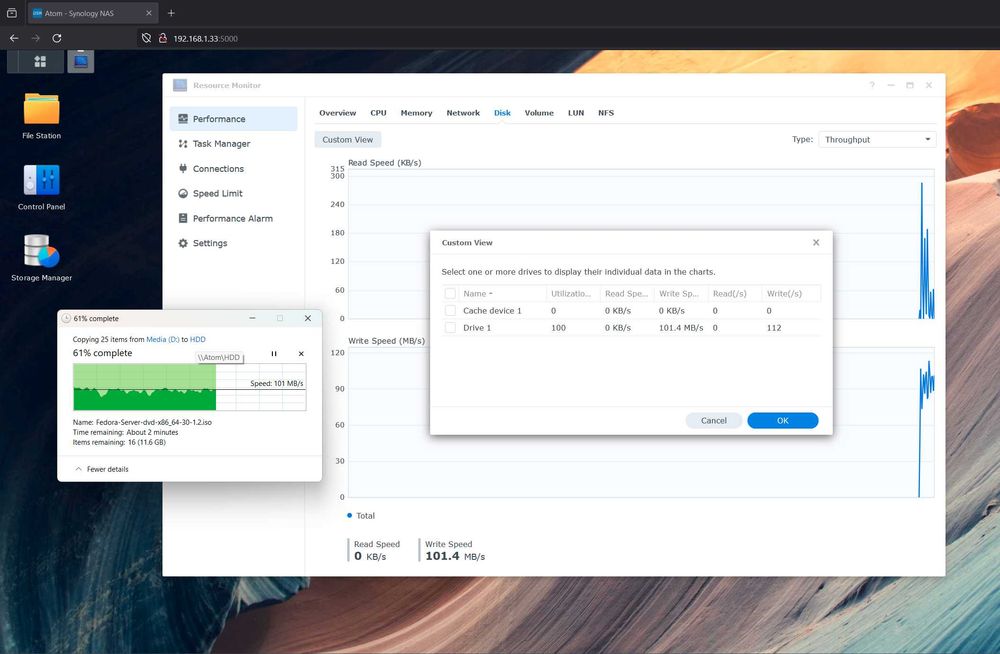 Intel NUC UltraSilent MicroServer / NAS / MediaServer : 1TB HDD, 4GB RAM