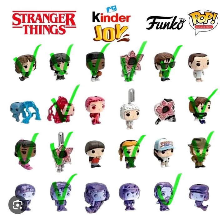 Продажа/обмен kinder joy stranger things