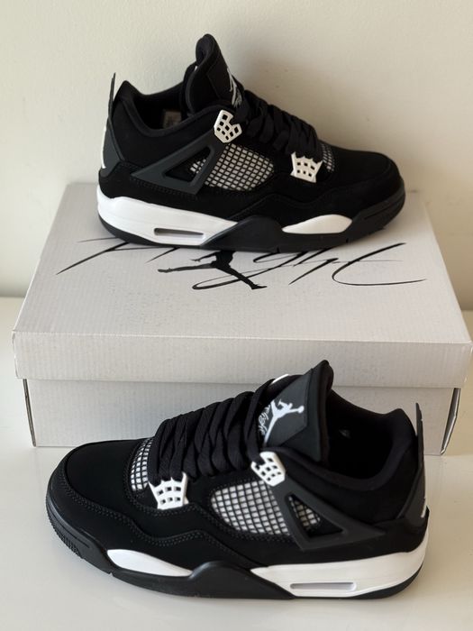 Air Jordan 4 Retro White Thunder Full Box Size 35-45
