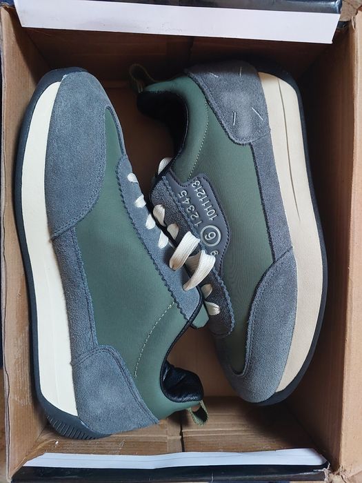 Кроссовки maison margiela хаки