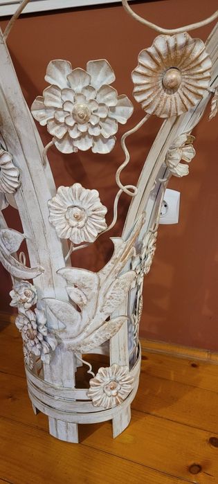 Suport chiuvetă / măsuță hol intrare, art deco, fier forjat