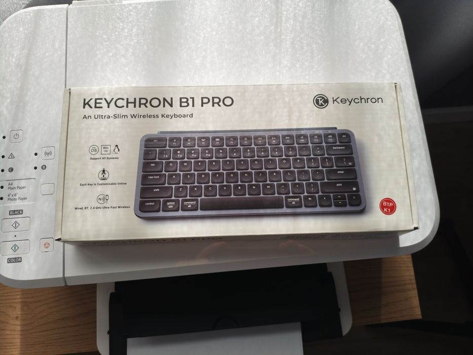 Клавиатура Keychron b1 pro ultra slim wireless