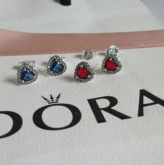 Cercei Noi Pandora Moments Timelles Heart Silver S 925Ale