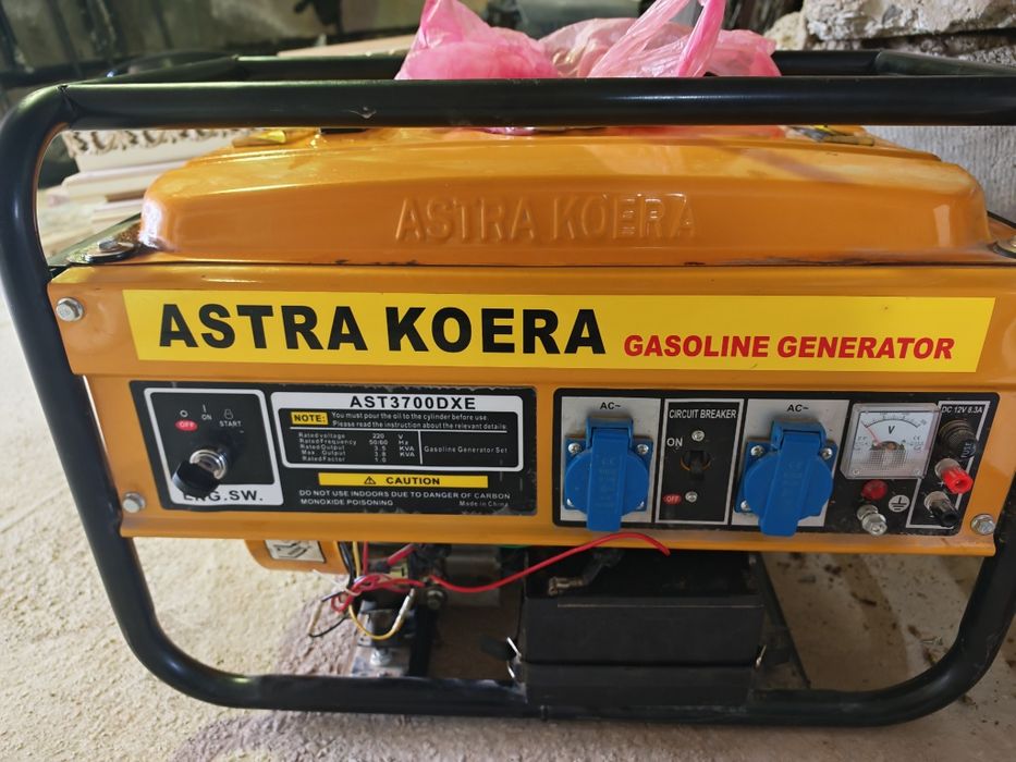Бензин Генератор Astra  3,5 кВА б/у холати яхши