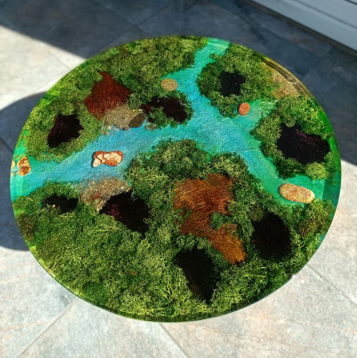 Execut mese rășină epoxidica măsuțe cafea , buchet mireasa rășină