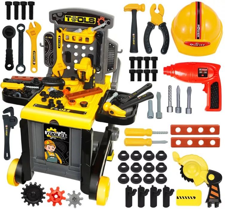 Набор инструментов детский «3 в 1», имитация отвертки, электрическая д