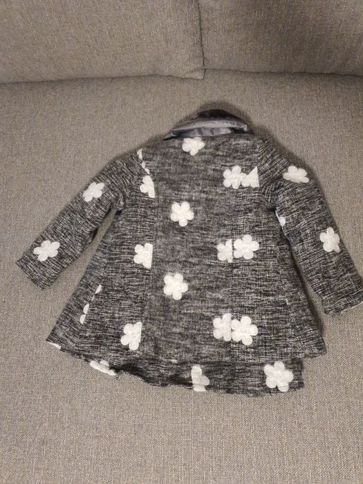 Set palton + rochie, noi, varsta 2-3 ani (30M)