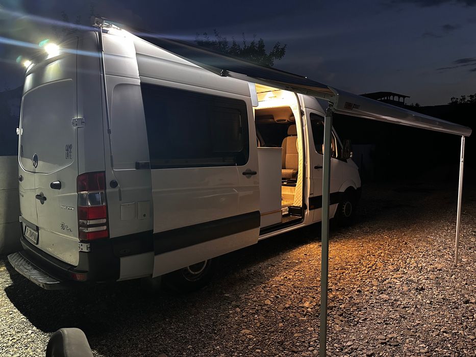 Variante/schimburi-ofer și diferență.Camper Mercedes Sprinter Full Off-Grid