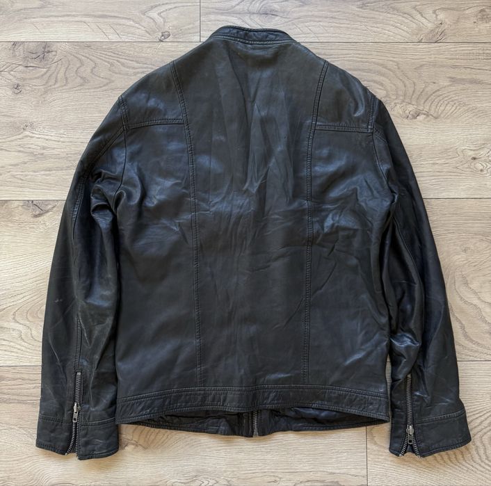 Geaca Piele Naturala SAMSOE & SAMSOE Krede Negru Barbati | Marime M