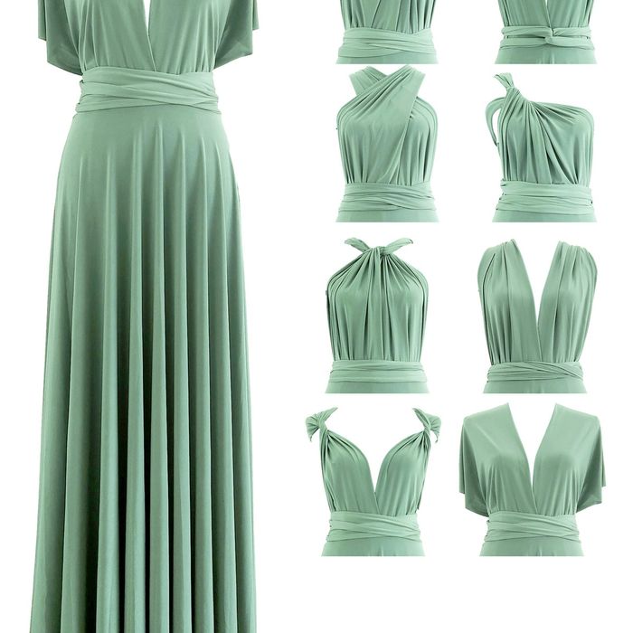 Infinity dress в зелено
