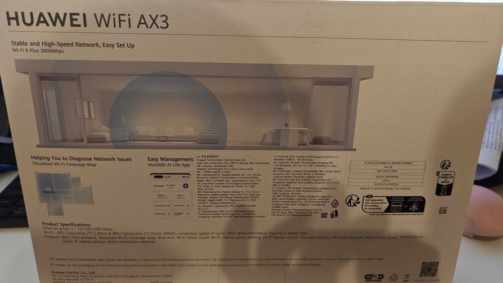 Router Xiaomi WIFI AX 3- WIFI 6!