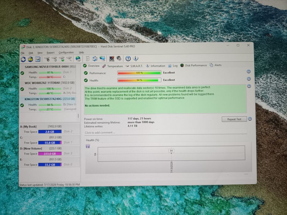 vand ssd nvme m2 pciex 3.0/sata3  2280 256gb second hand