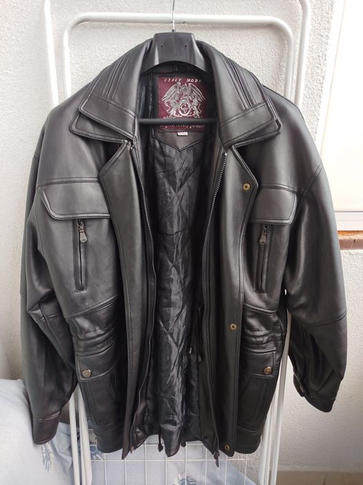 Мъжко кожено палто