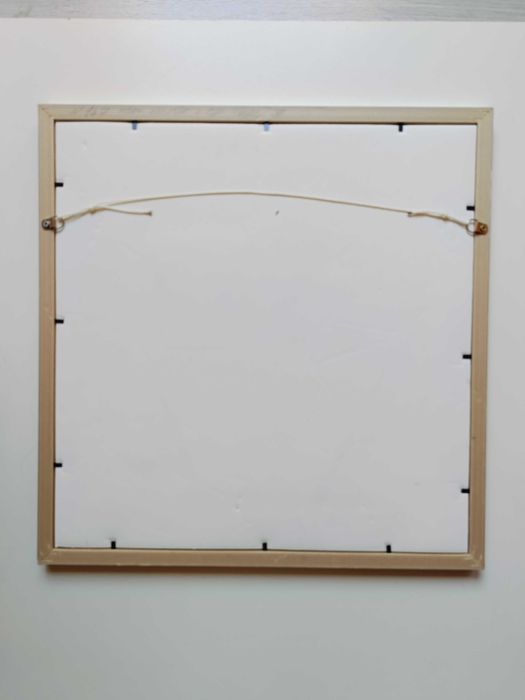 гоблен ,,Флирт", ръчно ушит , рамкиран