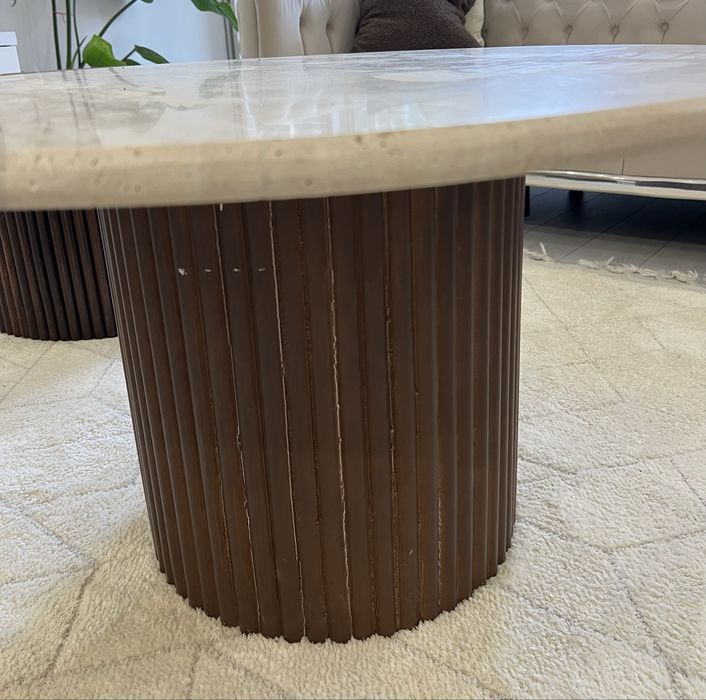 холна маса от травертин