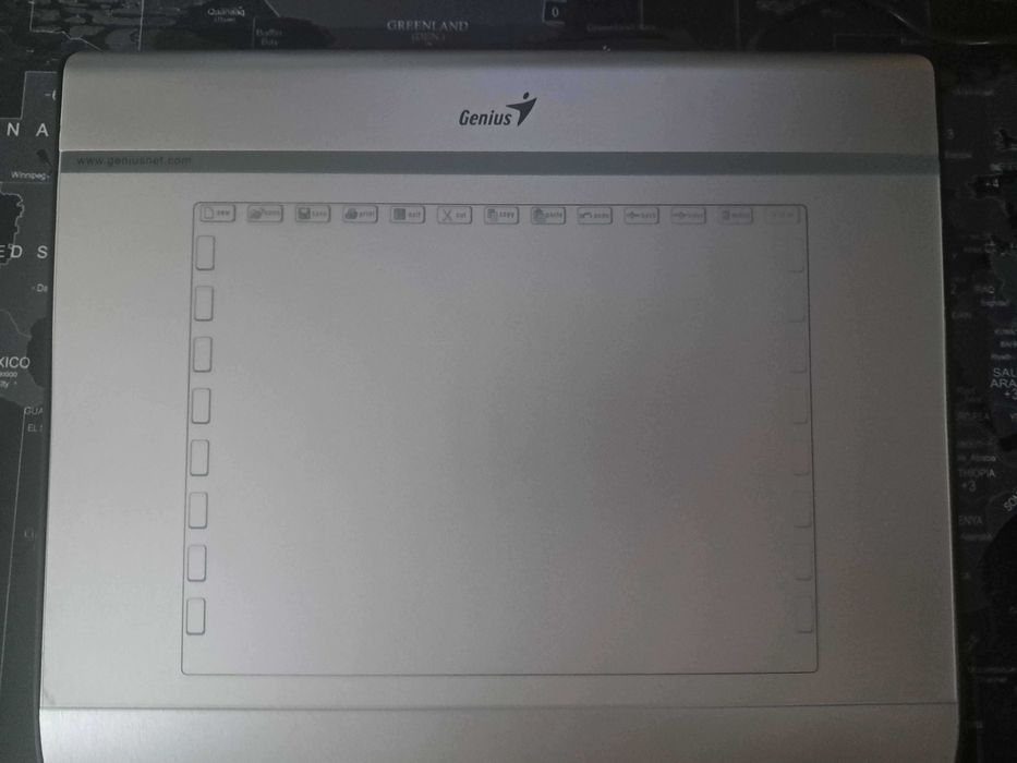 Tableta de desen digitala Genius i608x, Alb