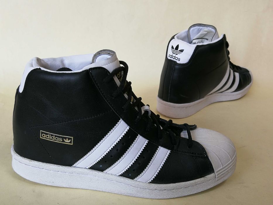 Adidasi dama 39 40 tenisi ghete copii PIELE toc ascuns  ADIDAS  Ca NOI