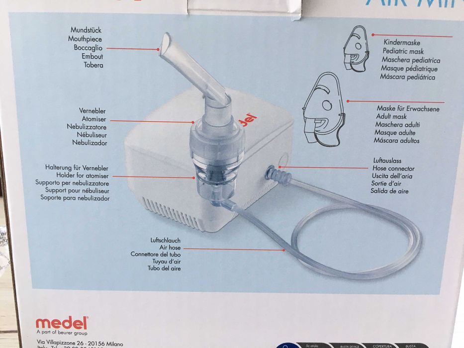 Гаранционен Мини инхалатор за аерозолна терапия, Medel Air Mini