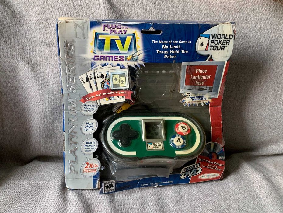 Consolă Plug & Play TV World Poker Tour Texas Hold’em, Jakks Pacific