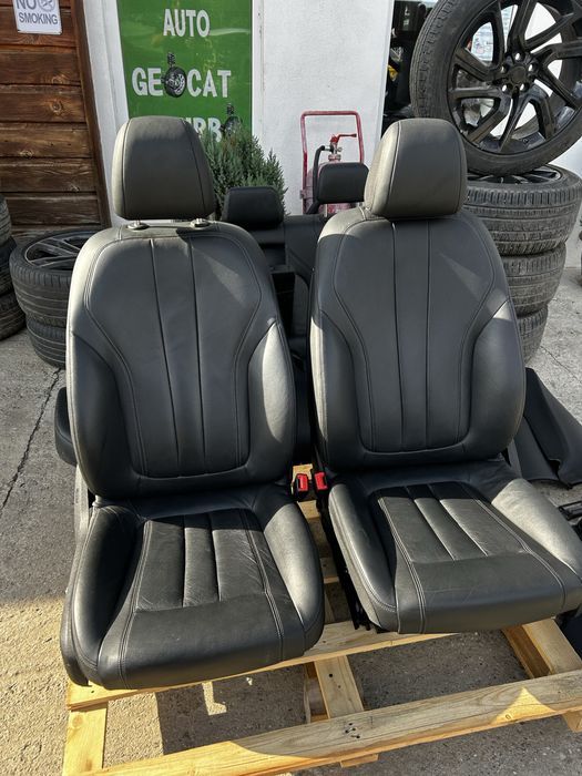 Interior piele electric scaune față și banchete spate BMW G30