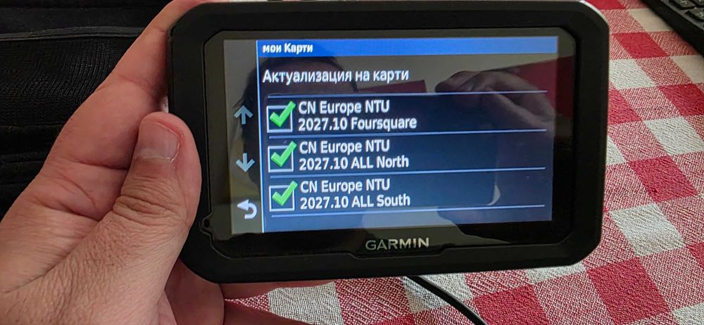 Навигация за камион Garmin Dezl 580 5 инча карти за цяла Европа и Турция пълен комплект