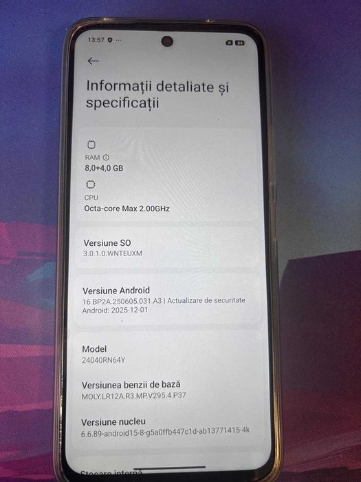 Vand telefon redmi 13 256GB
