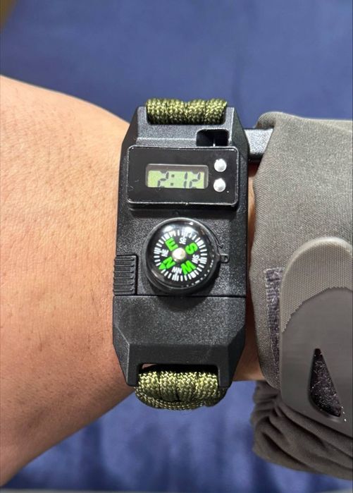 Survival braslet harbiy soat браслет-выживания