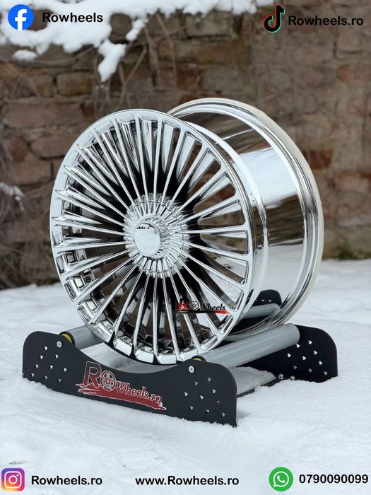 Jante Mercedes 19 R19 W222 W221 W212 W204 W205 W214 W223 anvelope vara/iarna 245-40-19-275-35-19 sau alte dimensiuni recomandate de producator roti mercedes 19 Chrome