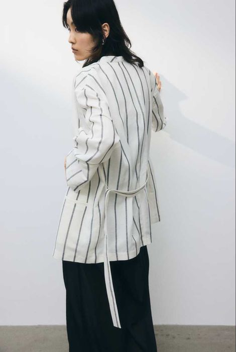 Новые пиджак /блейзер лен H&M, размер L и XXL