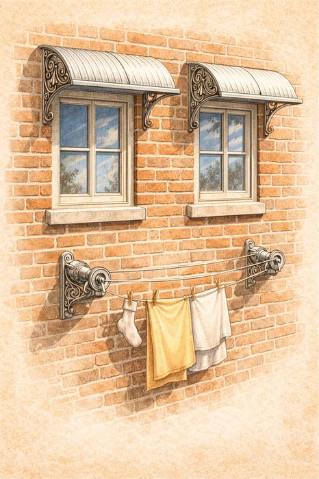 Устанавливаем козырьки и бельевые ролики в Ташкенте!