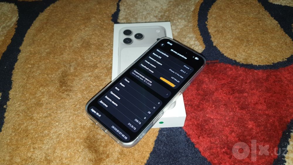 Iphone 17pro max 256gb 99% J/A