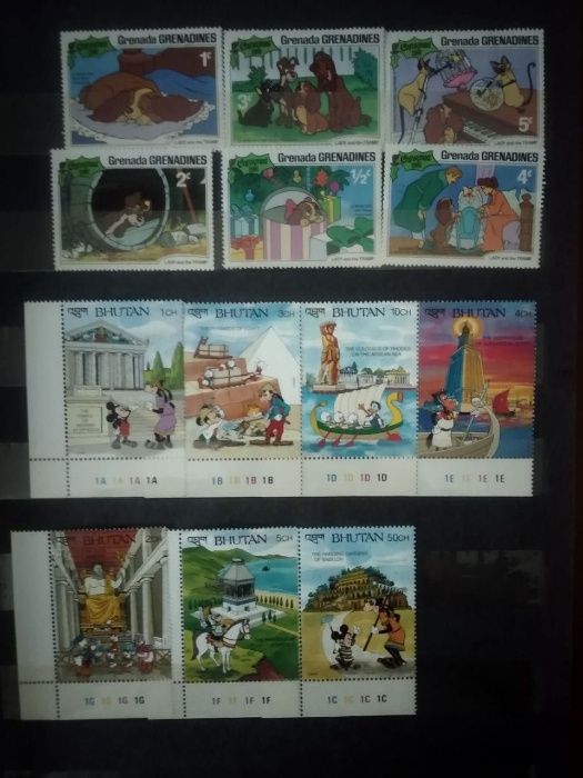 Коллекция почтовых марок "Комиксы".