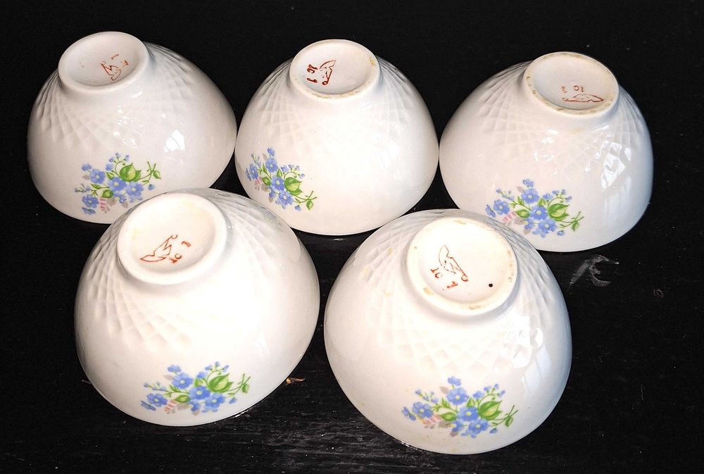 Набор из 5 Советских Пиал для Чая