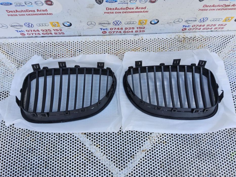 Grile capota BMW E60 an 2003-2009 grile nări capota negru mat BMW seria 5 e60
