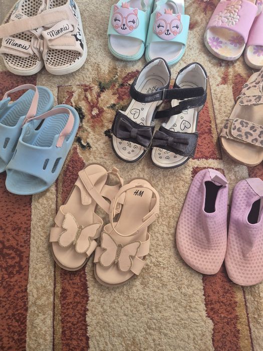 Lot sandale si slapi fete 27-28