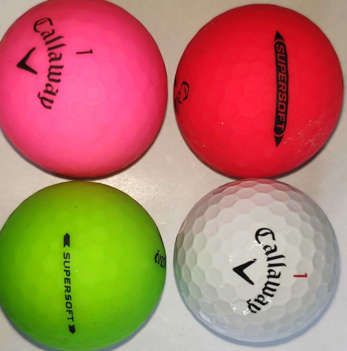 Golf Balls, Titleist Pro V1, TaylorMade TP5, Callaway Chrome Soft, .