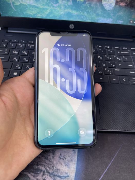 Iphone 11 qora 128gb