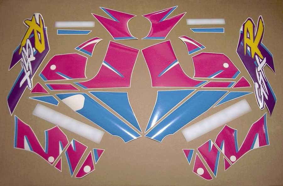 Стикери Сузуки 750 GSXR 1990-1993г. лепенки Suzuki ГСXР графики 1992