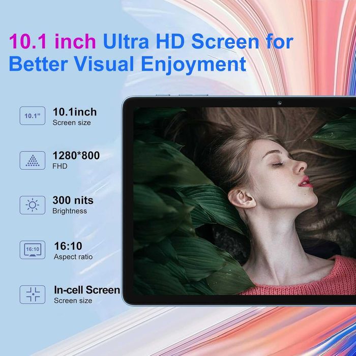 Таблет 2025 Android 14, 22GB RAM 128GB ROM 1TB Expansion, 10-инчов