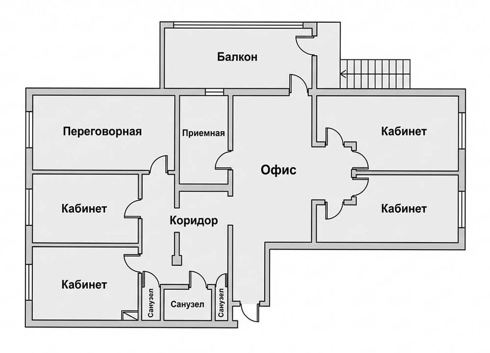 Аренда помещения под офис, call-центр. Уединенная локация, 2-входа